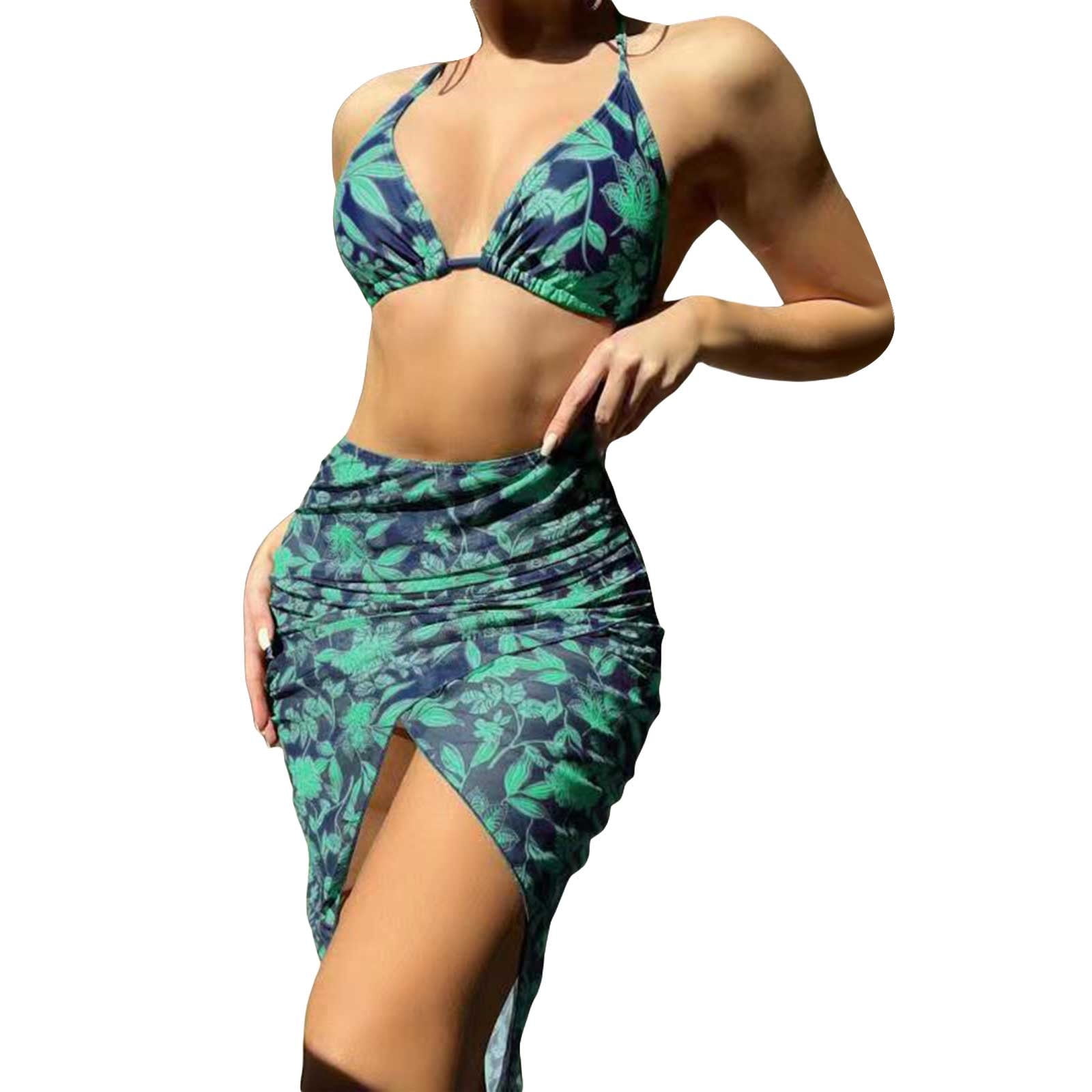 Two Piece Swimsuit For Women Women S Bikini Set Split Body Pattern