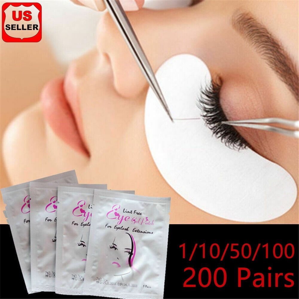 Under Eye Gel Pad Patch Lint Free Eyelash Extension Tape Eyelash Pads