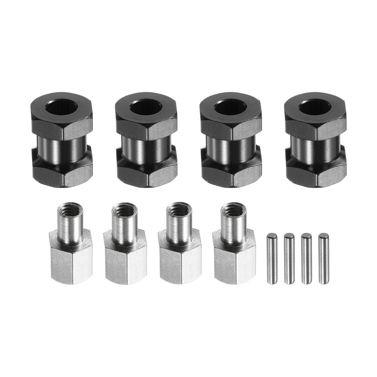 Uxcell Pcs Mm Wheel Hex Drive Hubs Adapter Combiner Coupler