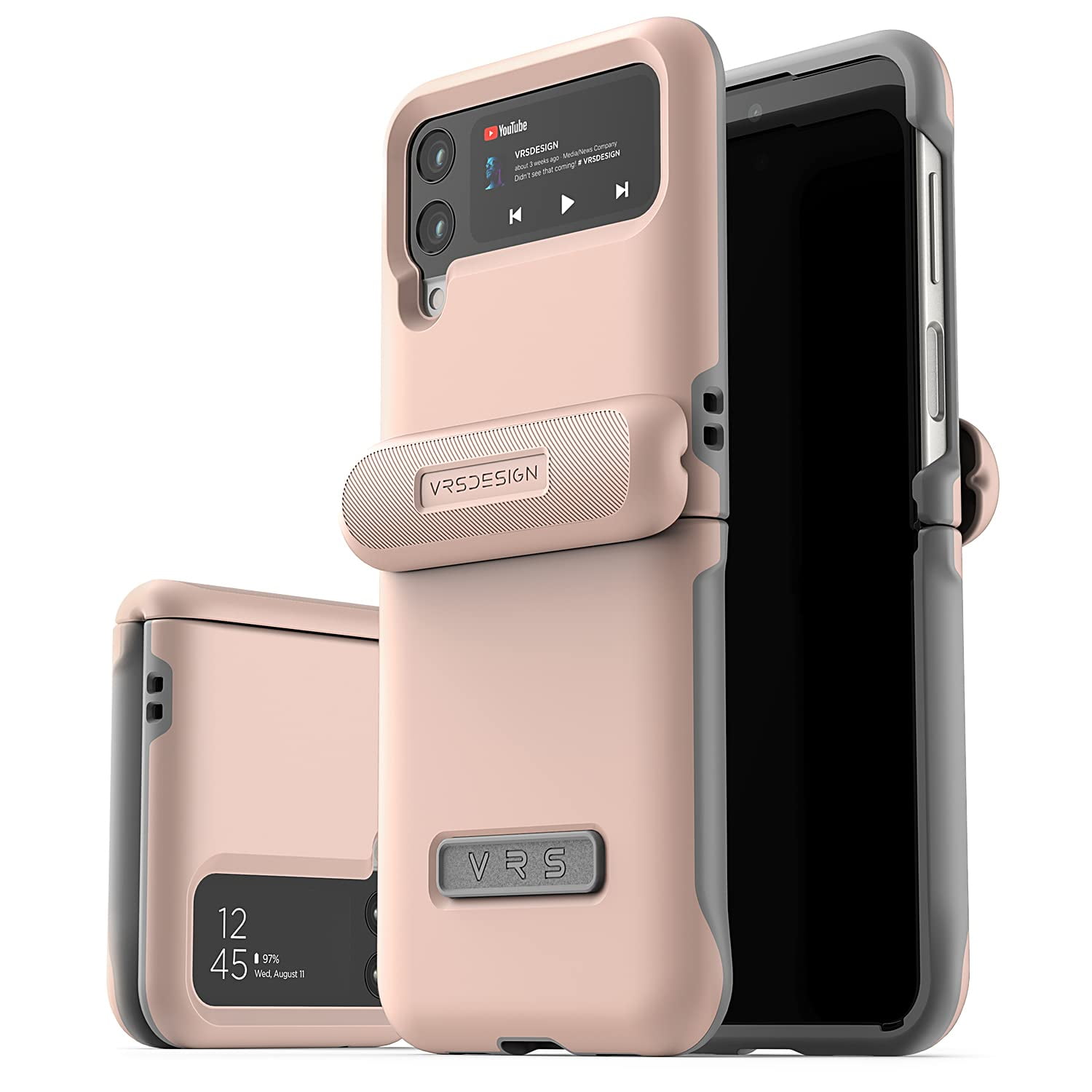 Vrs Design Case For Galaxy Z Flip Case Terra Guard Modern Pink Sand