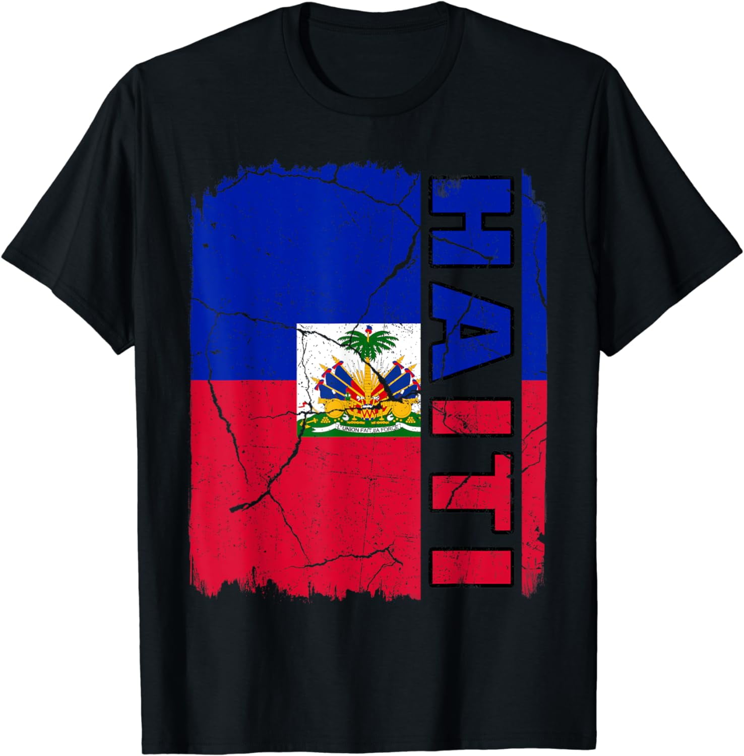 Vintage Haitian Flag Haiti Pride Roots Heritage Gift T Shirt Walmart