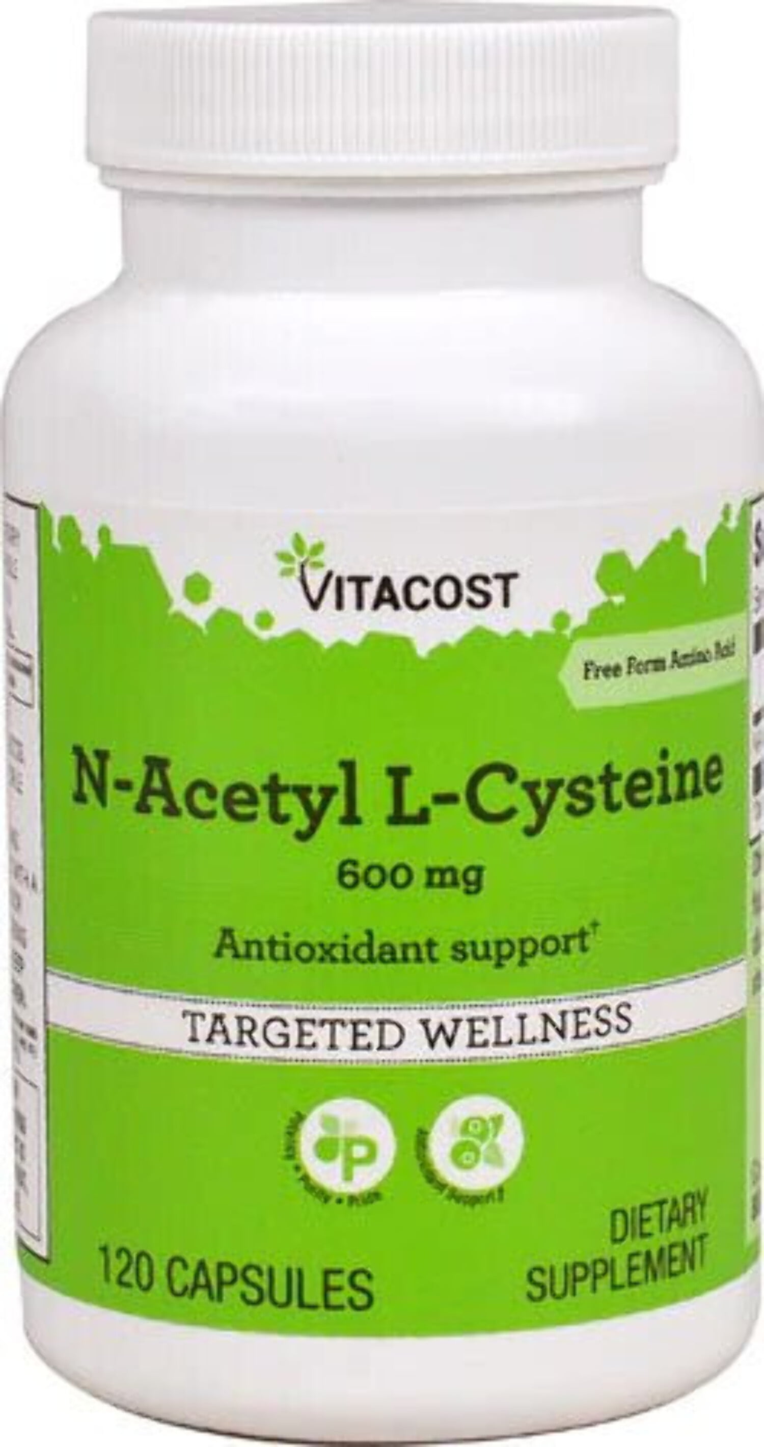 Vitacost N Acetyl L Cysteine Nac Mg Capsules Walmart