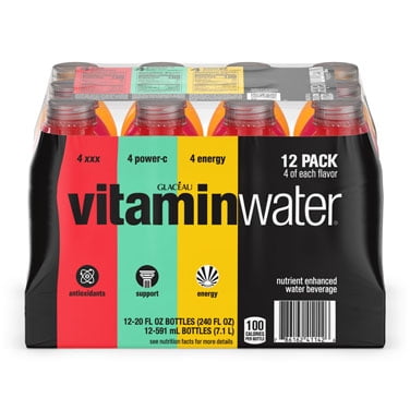 Vitaminwater Flavor Variety Pack Oz Bottle Count Walmart