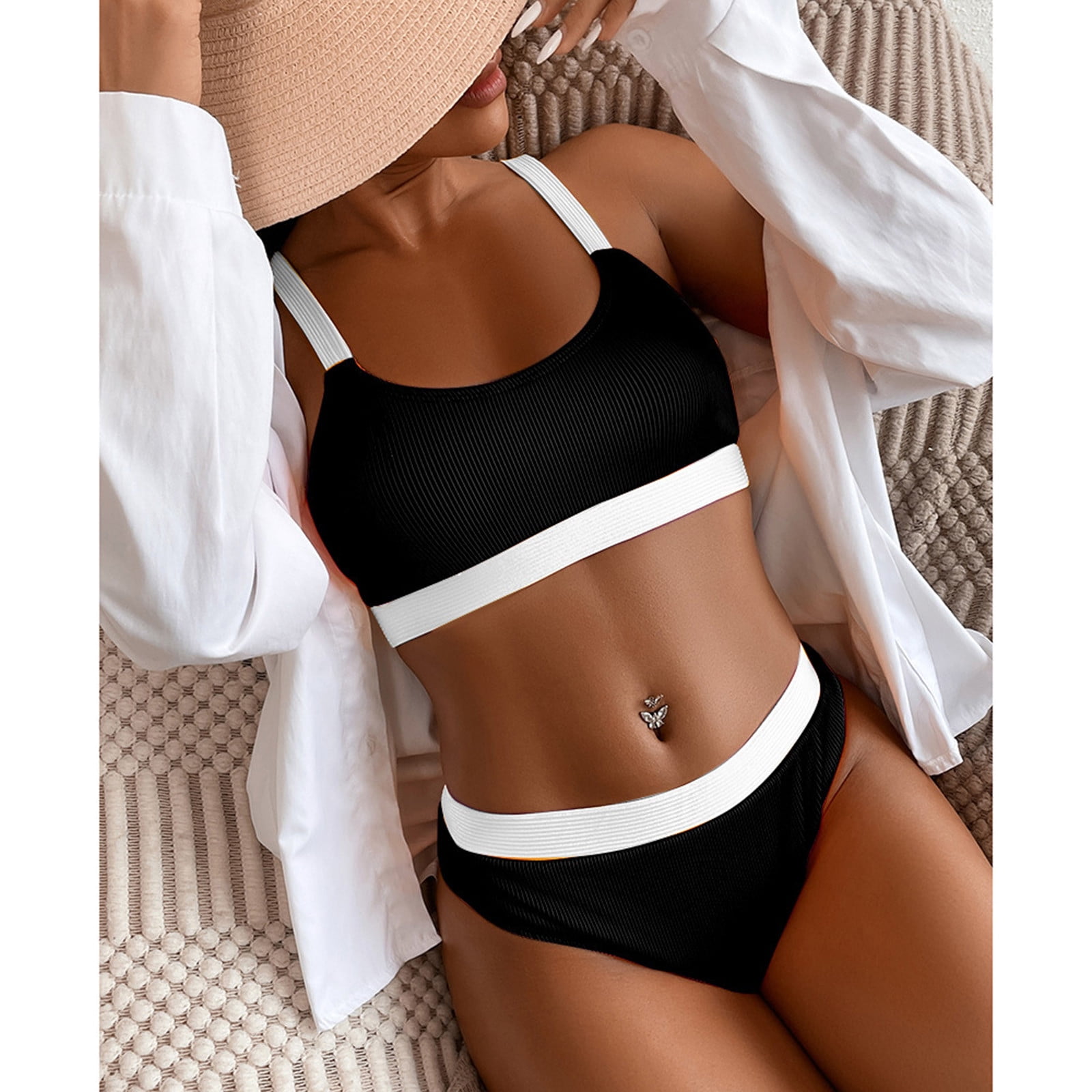 WEANT Bikini Tops For Women Two Piece Swimsuit For Women Comfort Swim