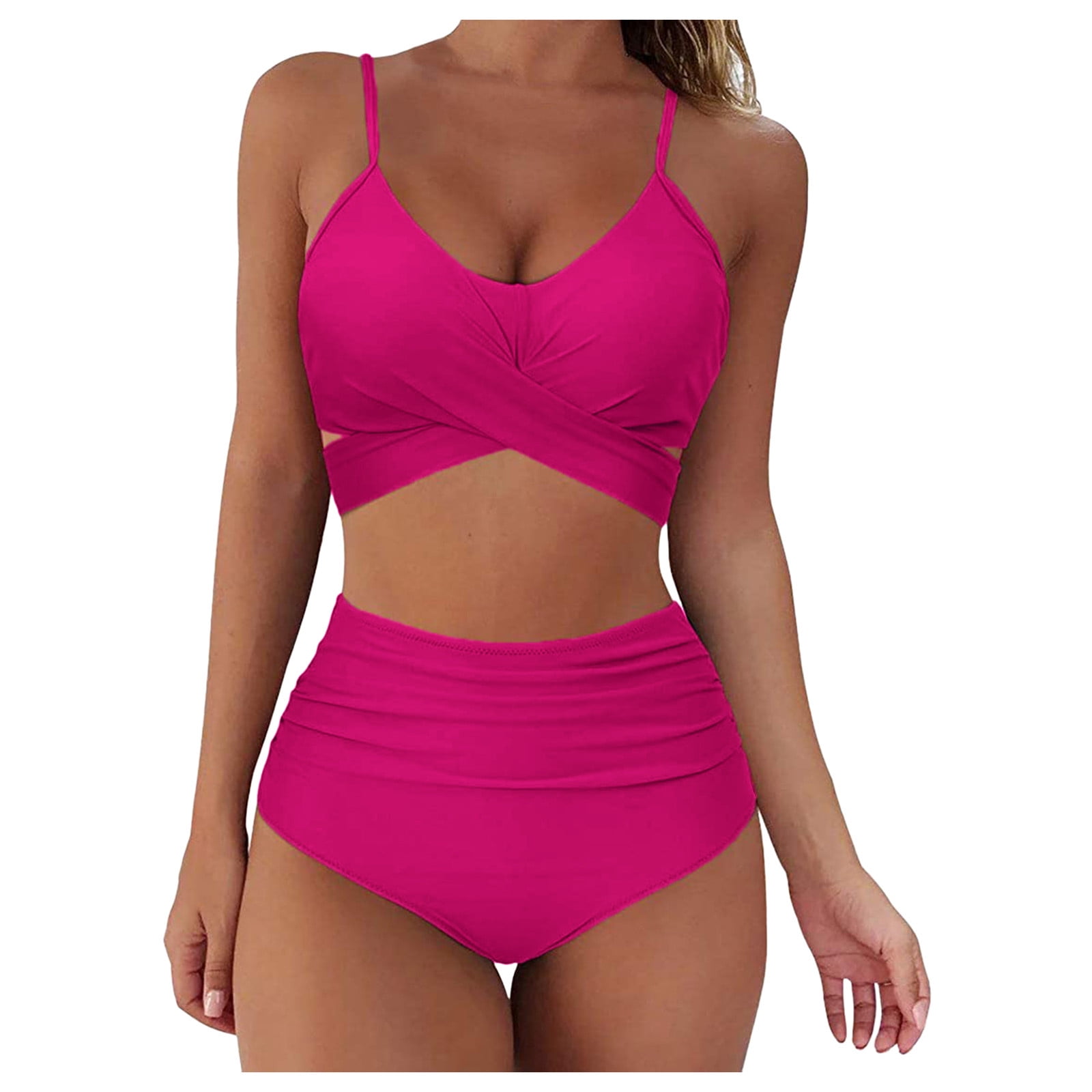 WEANT Bikini For Women Swimsuit For Women Comfort Swim Suit Set Pink