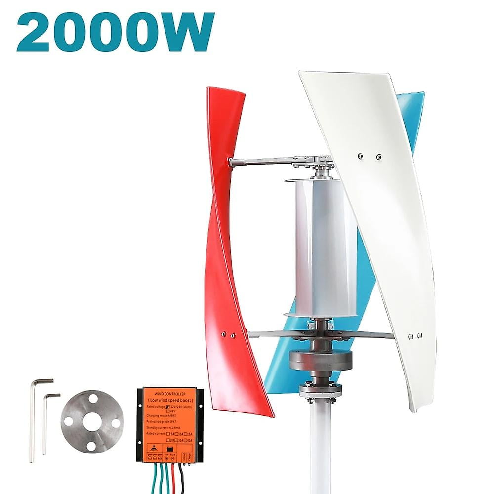 WIHE 5kw Vertical Axis Maglev Wind Turbine Generator 5000w Voltage 24v