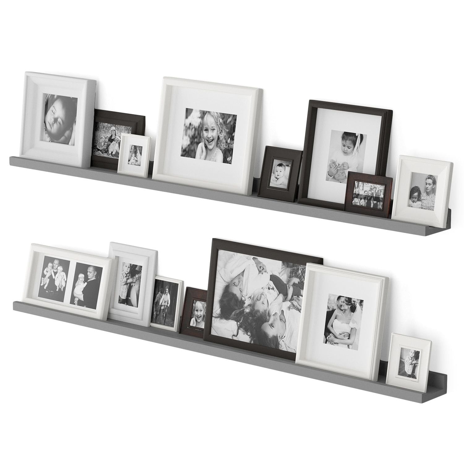 Wallniture Denver 46 Floating Shelves For Photo Display Picture Ledge