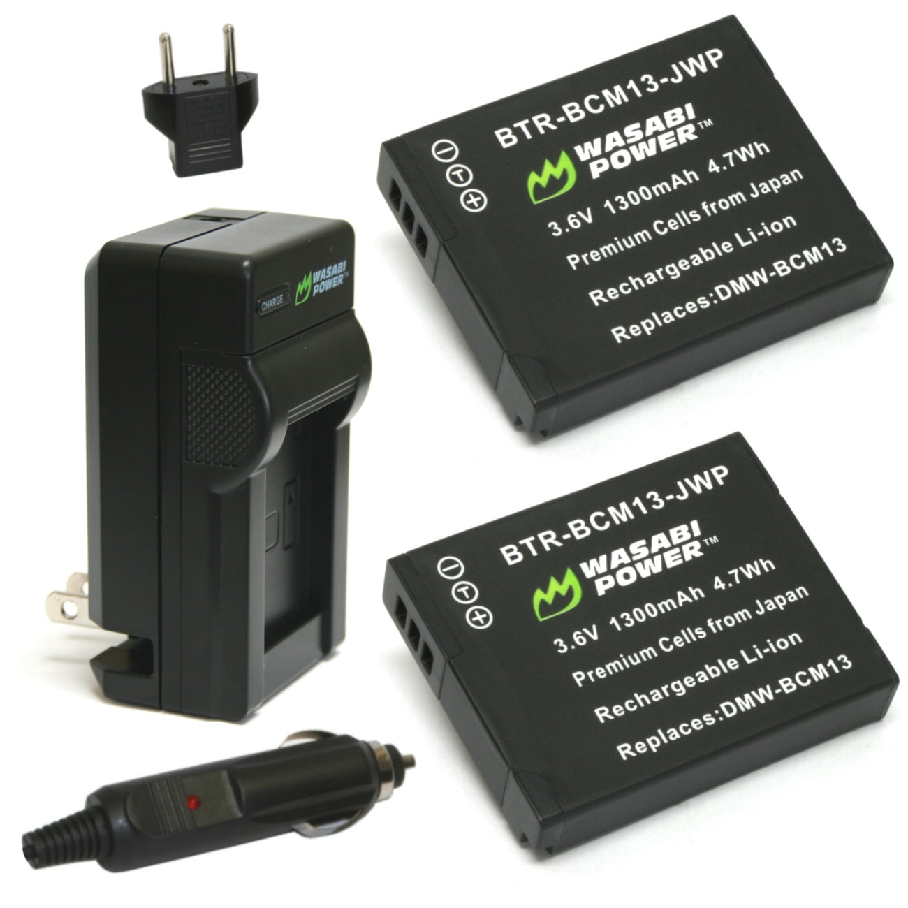 Wasabi Power Battery Pack And Charger For Panasonic Dmw Bcm