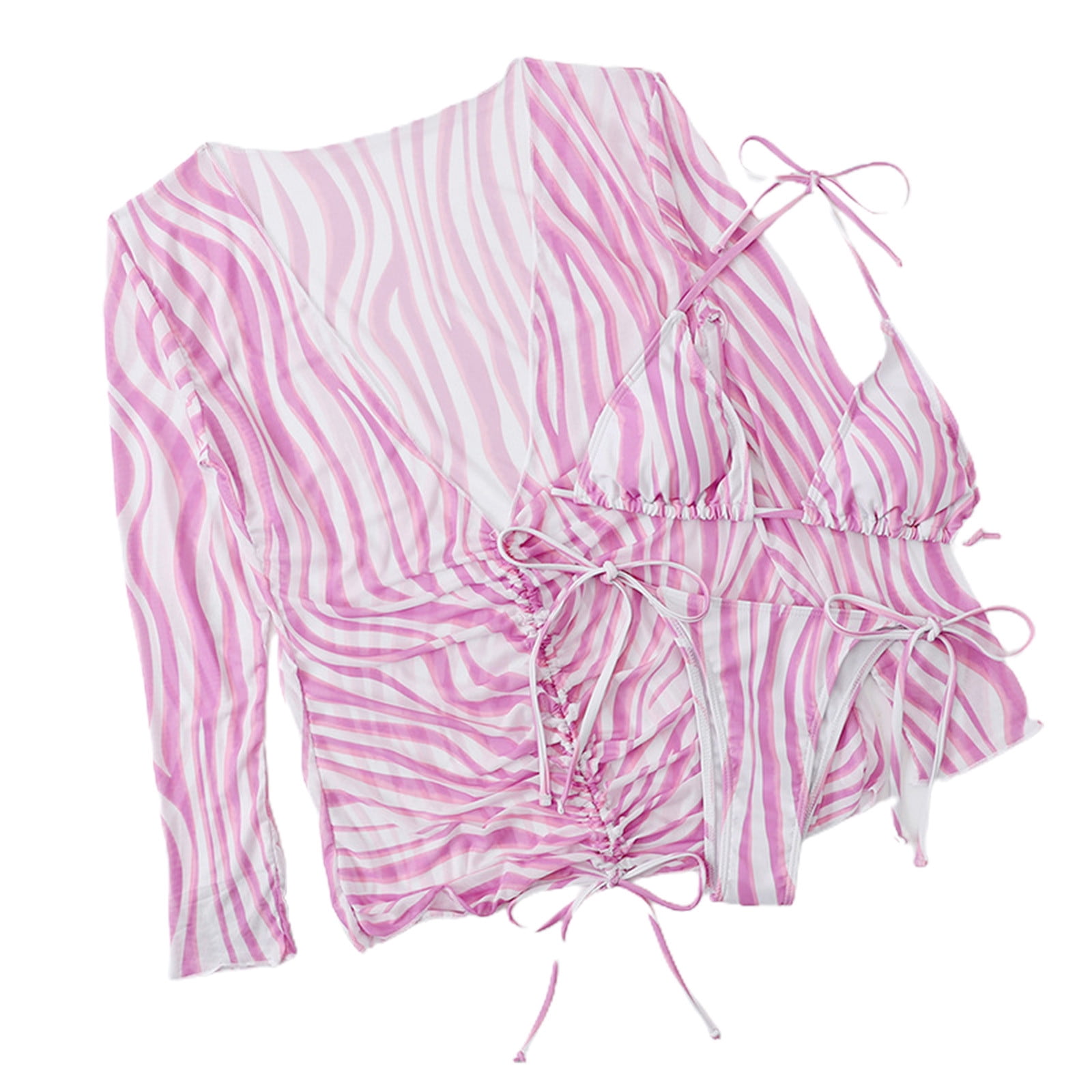 Women S Piece Swimsuits Sexy Halter Triangle Bikini Set With