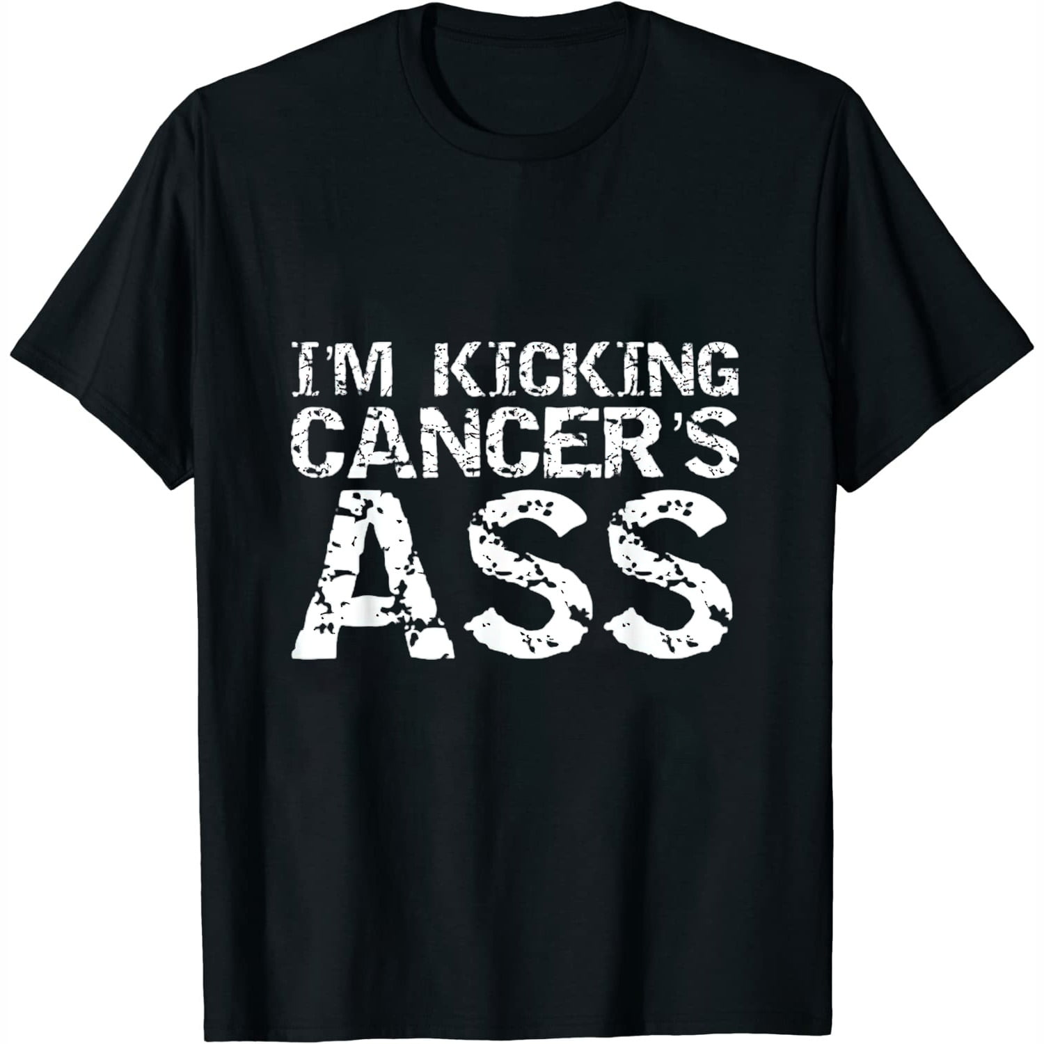 Womens Funny Cancer Treatment Patient Gift I M Kicking Cancer S Ass T