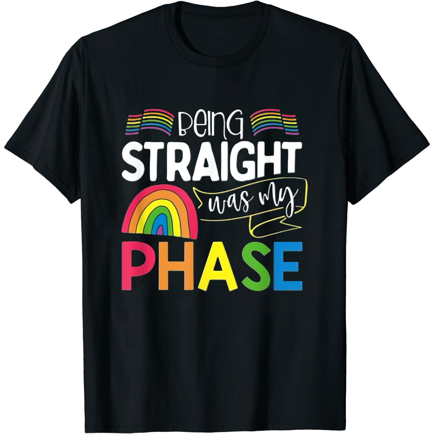 Womens Funny Sarcastic Gay Lesbian Pride Flag Lgbtq Quote T Shirt Black Large Walmart