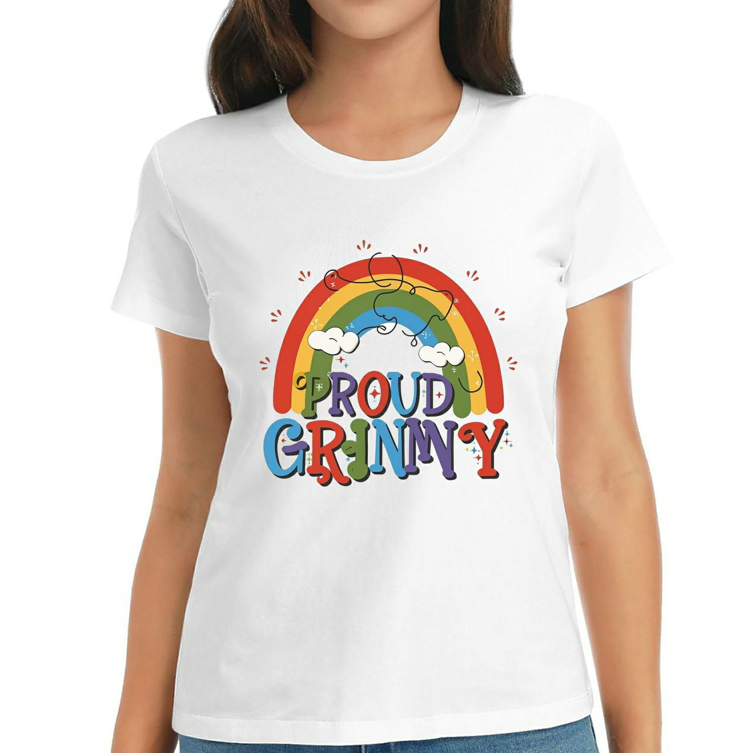 Womens Proud Gram Gram Lgbtq Rainbow Support Lgbt Gay Pride Month T