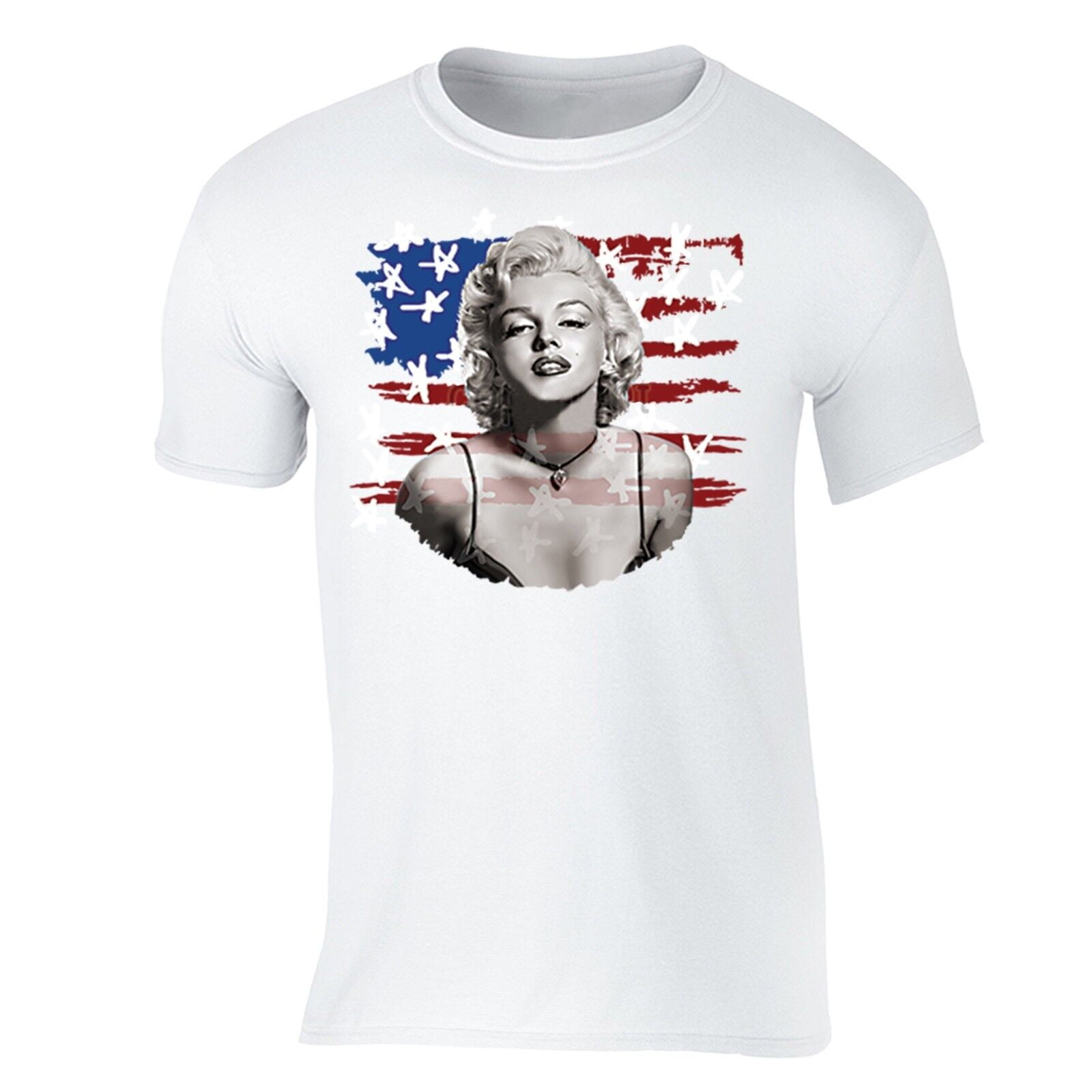 Xtrafly Apparel Men S Marilyn Monroe Tshirt Bikini Flag Th Of July