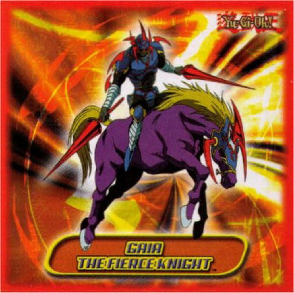 Yu Gi Oh Gaia The Fierce Knight Sticker Walmart