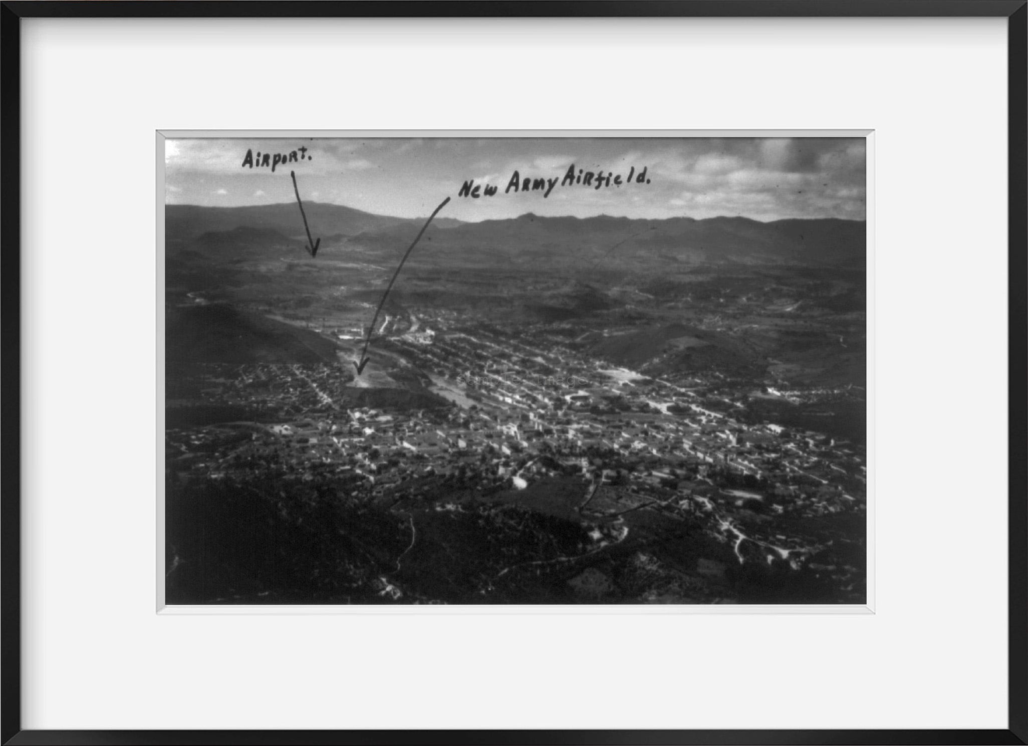 Between And Photograph Of Air View Of Tegucigalpa Honduras