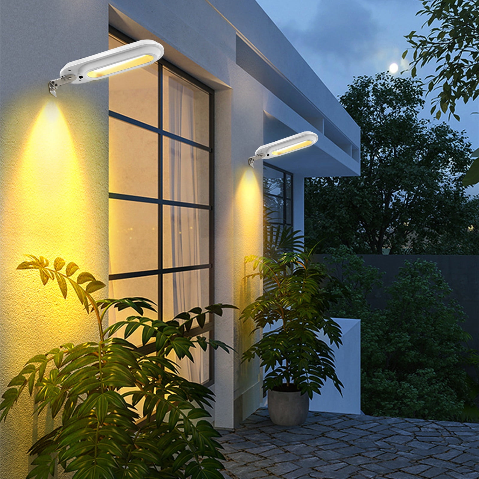 Dwsnxt Warm White Outdoor Wall And Fence LED Lighting For Terrace