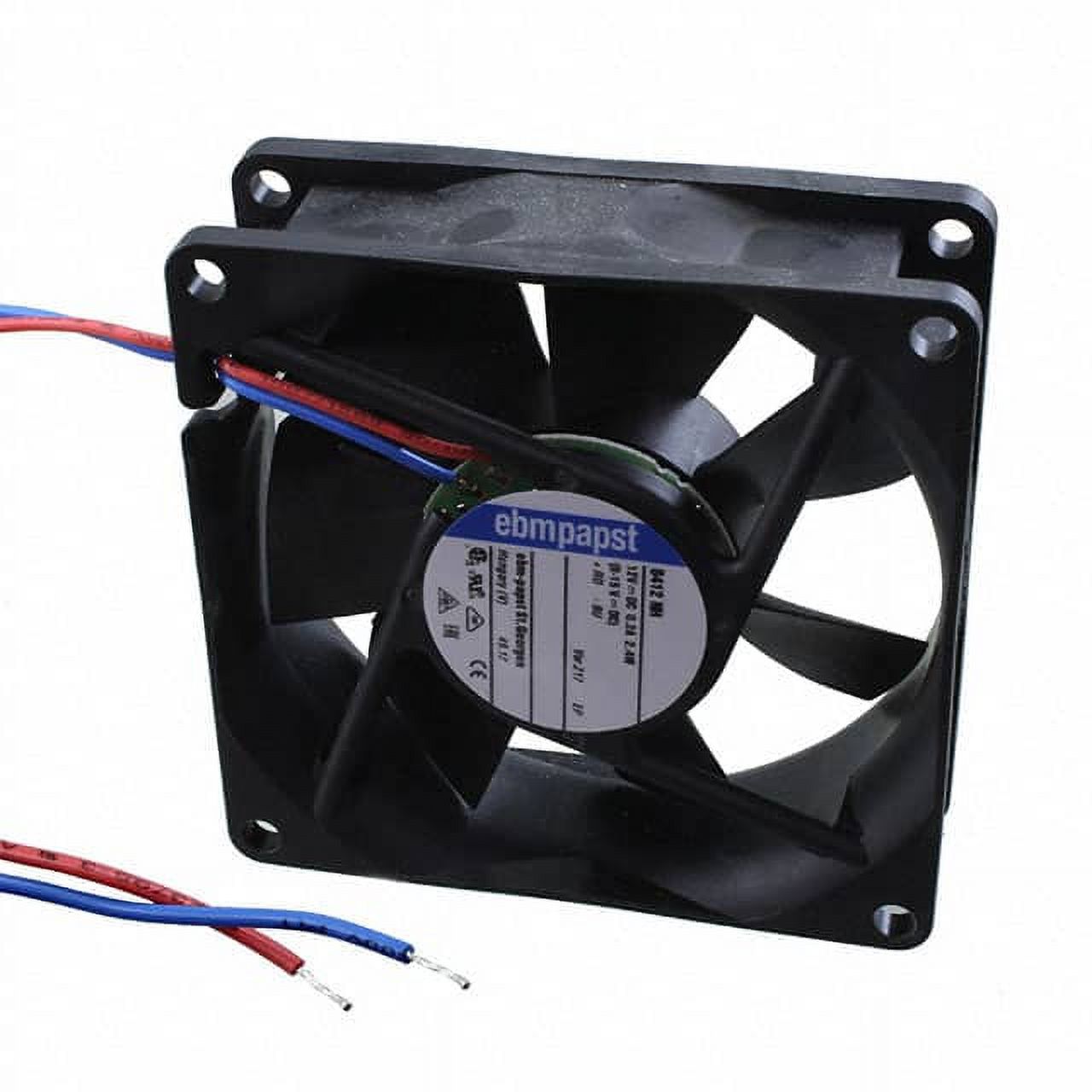 Ebm Papst 8412NH 217 Fan Tubeaxial 12VDC Square 80mm L X 80mm H