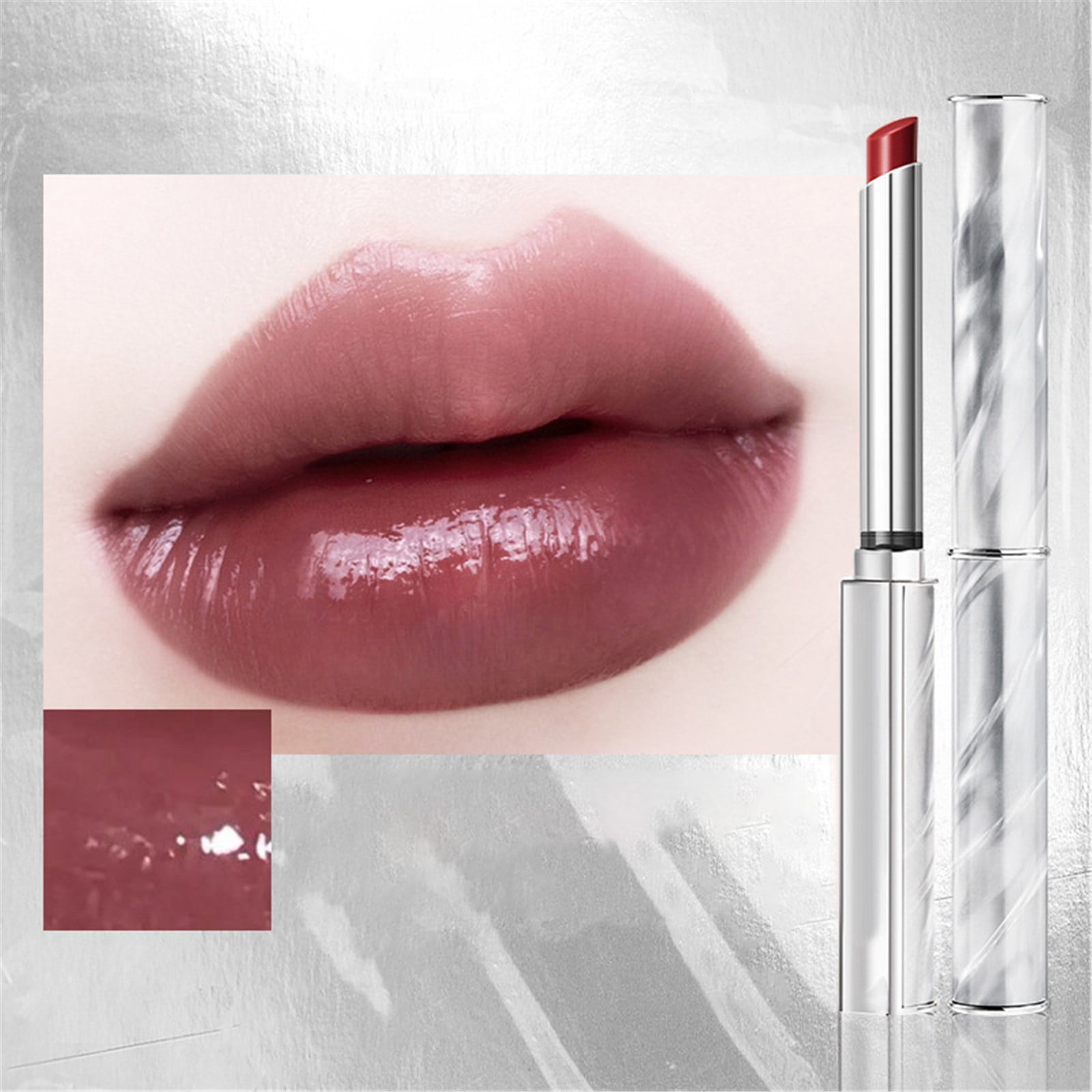 Suhtpsw Lipstick With Lip Makeup Velvet Long Lasting High Pigment Nude