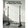 thumbnail image 4 of KFFKFF Power Cage Squat Rack, Home Gym Power Rack with Adjustable Height & Width, 550LBS Strength Training Workout Equipment, 4 of 9