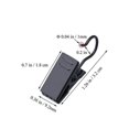 thumbnail image 2 of 100 Pcs Metal Curtain Clips, Small Curtain Clips With Hooks Photo Clips Bulldog Clips Laundry Hooks For Curtain Rings, 2 of 5