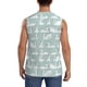 thumbnail image 4 of Fotbe White Swan Men's Camiseta sin Mangas Estampada para Hombres, Playera Casual para Gimnasio, Entrenamiento, Playa-XX-Large, 4 of 7