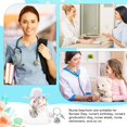 thumbnail image 4 of 36 Pcs Nurse Appreciation Gift Set Includes 12 Keychains 12 Best Nurse Ever Cards and 12 Drawstring Bags Bulk, Thank You Gifts for Party-Elegant Colors--, 4 of 6