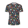 thumbnail image 5 of Wukai Holiday Christmas Cookies Print Men's Short-Sleeved Mesh T-Shirt,Quick-Dry Short Sleeve Workout T-Shirt-5X-Large, 5 of 8