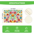 thumbnail image 6 of Mexico Cinco De Mayo Placemats Set of 4, 12x18 Inch Seasonal Dia De Los Muertos Fiesta Table Mats for Party Kitchen Dining Decoration, 6 of 6