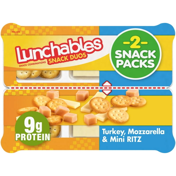 Lunchables Snack Duos Turkey, Mozzarella & Mini Ritz Cracker Snack
