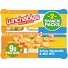 Lunchables Snack Duos Turkey and M oz Boxzarella Cheese Mini Cracker Stackers. 2 ct Tray