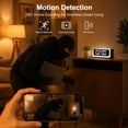 thumbnail image 6 of 2K Alarm Clock Camera, 5G&2.4G WiFi Baby Camera, Wireless Indoor Camera for Home Security, Color Night Vision, Two-Way Talk, AI Motion Detection, 6 of 10
