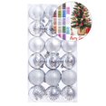 thumbnail image 1 of Yoloke - 36 bolas navideñas de 1,2 pulgadas para árbol de Navidad, bolas navideñas de plástico, mini bolas irrompibles para colgar en árbol de Navidad, bodas y fiestas., 1 of 4