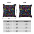 thumbnail image 2 of Pofeuu Graffiti Art Print Double-sided plush pillowcase Square Throw Pillow Covers Pillows Cover for Living Room Bedroom Sofa Couch Cushion Cover（No pillow core）-26"x26", 2 of 7