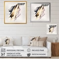 thumbnail image 4 of Designart Abstract Geode Watercolor Gold I Canvas Wall Art, 4 of 5