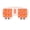 Orange, variant on BIMZUC Cat Claw Dual Foot Massager Roller and Plantar Acupressure Reflexology Tool, 11.41 x 5.91 x 1.96 Inches / 29.0 x 15.0 x 5.0 cm, Purple