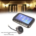 thumbnail image 4 of Front Door Peephole Camera Viewer, 4.5in High Strength Night Viewing 135 Degree Wide Angle Door Viewer Peephole Camera Motion Detection  for Home, 4 of 8