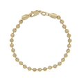thumbnail image 1 of Pulsera bolitas diamantadas Chapa de Oro 18K Horoz WH549, 1 of 4