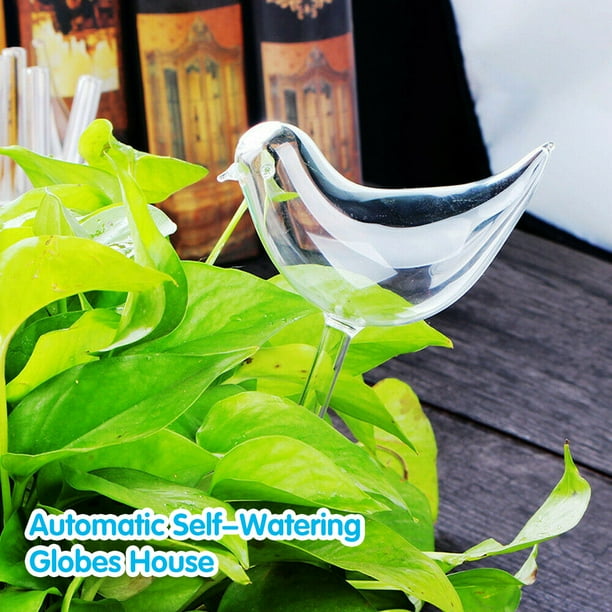 Willstar 2Pcs Automatic Plant Waterer Self Watering Globes Bird Shape