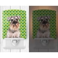 thumbnail image 2 of St. Patrick's Day Shamrock Schnauzer Ceramic Night Light, 2 of 2