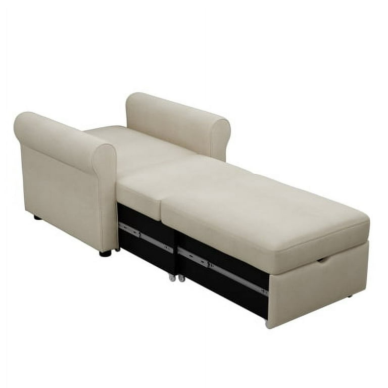 2 in 1 Sofa Bed Chair Sleeper Chair Bed Convertible Sleeper