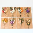 thumbnail image 4 of Mini ramo de flores secas naturales para dama de honor, ramilletes, decoración de bodas y Navidad, materiales florales para hacer uno mismo en el día de San Valentín, 4 of 5