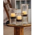 thumbnail image 1 of Kalalou Bougie en Verre ORIGINAL avec INSERT Rustique - Grand, 1 of 3