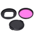 thumbnail image 2 of Purple Lens Filter, Aluminum Alloy Frame Diving Filter Anti Abrasion Waterproof  for Hero 9 for Hero10, 2 of 7
