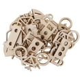 thumbnail image 7 of 50 Pieces Natural Blank Wood Bike Ship Car Train Plane Wooden Shapes Plaque Embellishment Tags for Kids Handmade DIY Craft 60x30mm, 7 of 7