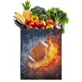 thumbnail image 1 of Sac Fourre-Tout en Toile pour Sports – Imprimé Baseball Soccer Soccer Basketball Sac Fourre-Tout Réutilisable, Entraînement d'Équipe Athlète Garçon Adolescent Compétition Softball Volleyball Tennis Golf, 1 of 6
