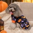 thumbnail image 4 of Dog Cat Pumpkin Elf Halloween Costume, Cute Festive Outfit with Leaf Collar, Soft Holiday Pet Apparel for Fun Cosplay Fall Party Black L, 4 of 5