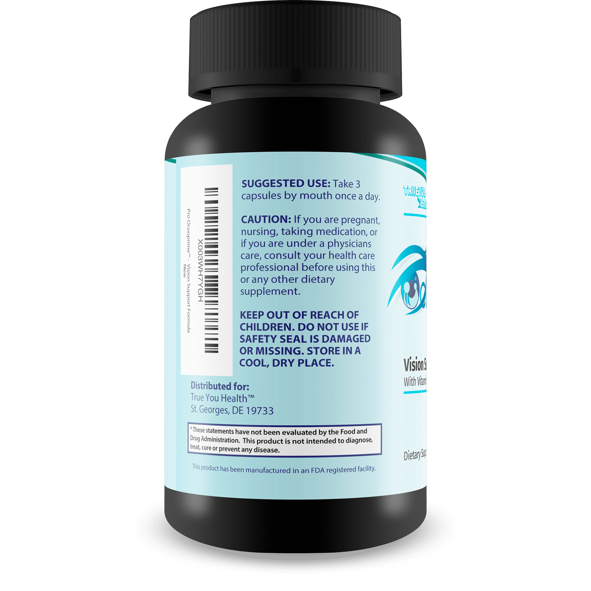 Pro Ocuoprime - Eye Health & Vision Health Support Supplement - Promote Healthy Eyesight & Clear Vision - Help Reduce Eye Strain, Eye Pressure, Dry Eyes & Blurred Vision - Pro Ocuprime Vision Formula
