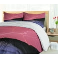 thumbnail image 5 of Ambesonne Nature Duvet Cover Set, Thunderstorm Phenomena, 2-Calking, Pink Grey, 5 of 6
