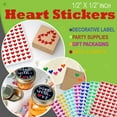 thumbnail image 3 of Self Adhesive Stickers Heart 1/2 inch (0.50), Black Heart Crafting Sticker for Decoration, Scrapbooking & Stationery 13mm, 3500-Pack by Royal Green, 3 of 6