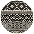 thumbnail image 4 of SAFAVIEH Veranda Dogon Southwestern Indoor/Outdoor Area Rug, 6'7" x 9'6", Black/Beige, 4 of 10